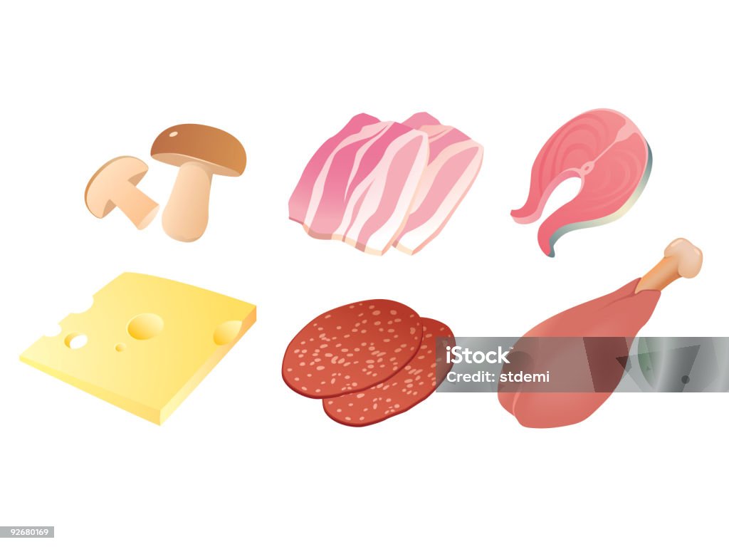 Cibo - Illustrazione stock royalty-free di Carne