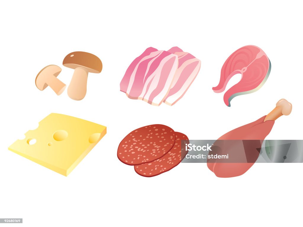 De alimentos - Royalty-free Bacon Ilustração de stock