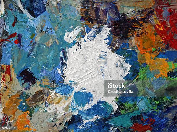Künstlerfarben Stockfoto und mehr Bilder von Abstrakt - Abstrakt, Acrylmalerei, Bildhintergrund