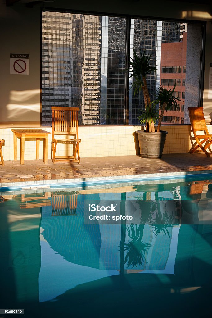 Reflexo - Royalty-free Ao Lado da Piscina Foto de stock