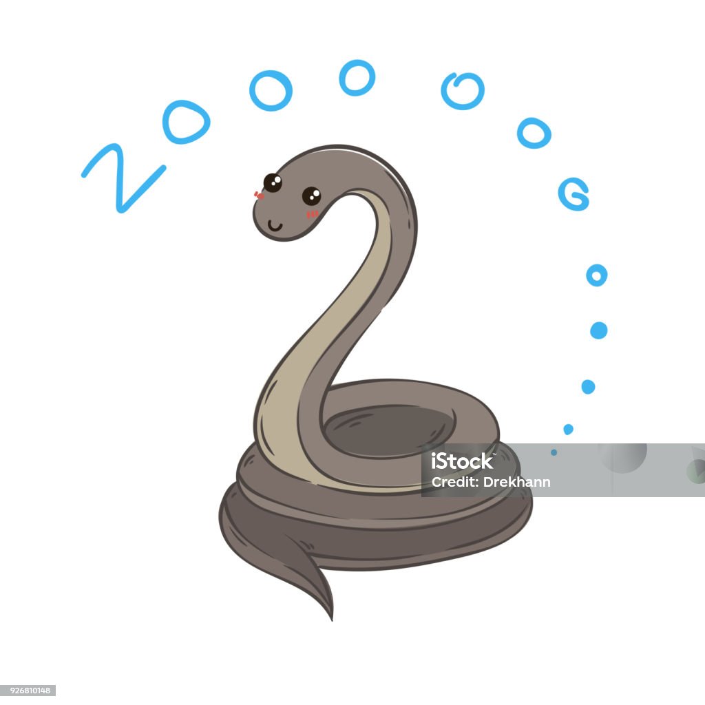 Minh Họa Doodle Con Rắn Dễ Thương Đồ Họa Vẽ Tay Hình minh họa Sẵn ...