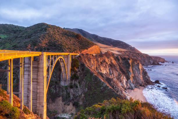 istock Bixby Creek Bridge on Highway 1 at sunset 926810218