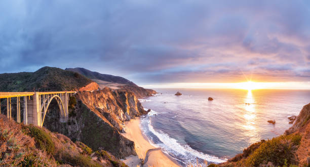 istock Bixby Creek Bridge on Highway 1 at sunset 926810270