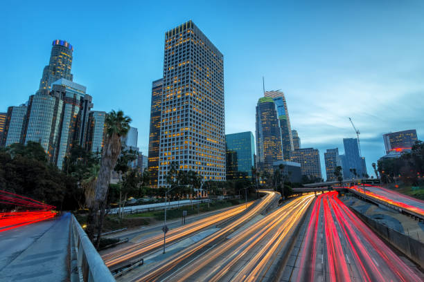 istock Downtown Los Angeles, California, USA skyline 926810442