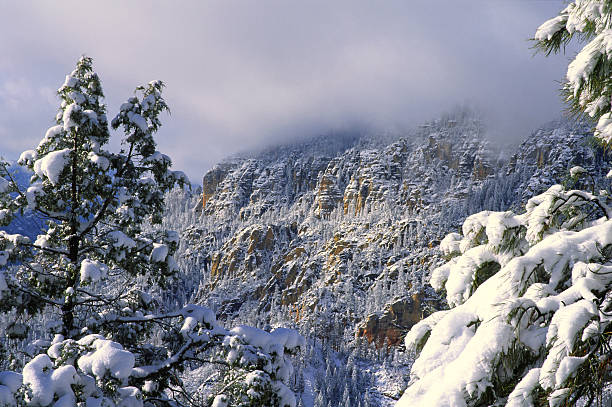 Winter in Sedona, Arizona stock photo