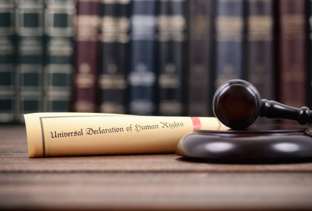 istock Judge Gavel and Universal Declaration of Human Rights. 926832596