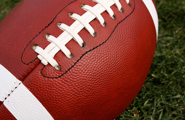 istock American Football on the Grass 92683666
