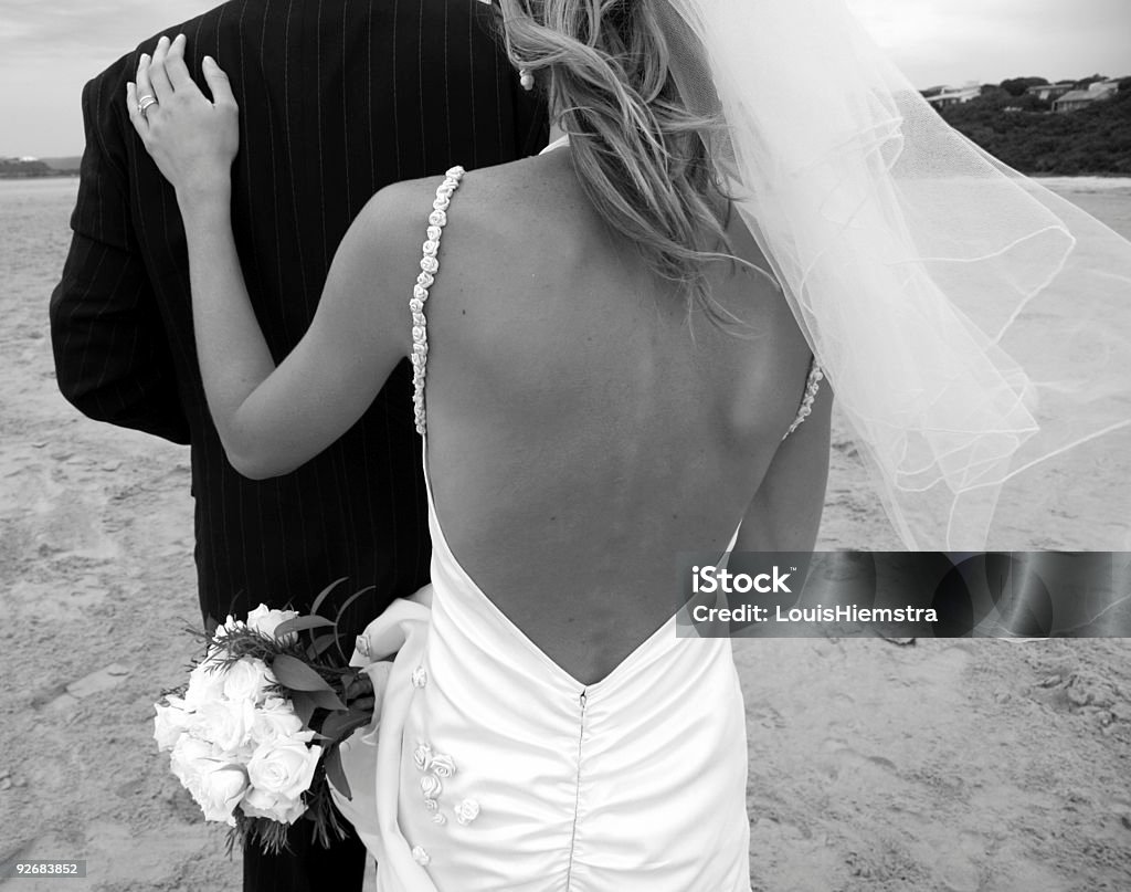 Just married  Blond Hair Stock Photo