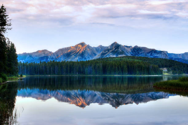 istock Sunset at Two Jack Lake in Banff National Park, Canada 926856310