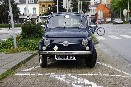 Brunssum, the Netherlands, - September 10, 2010. Vintage car parked in the street.