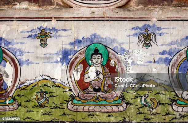 Eski Dini Boyama Duvar Nepal Stok Fotoğraflar & Antik‘nin Daha Fazla Resimleri - Antik, Bir kişi, Boya yapmak