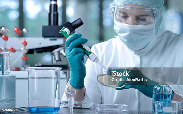 Laboratory Stock Photo - Download Image Now - Doctor, Microscope, Research
