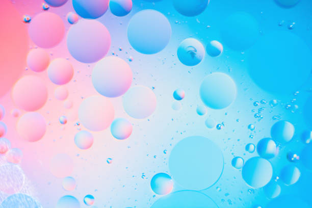 Mixing Water And Oil Beautiful Color Abstract Background Based On Circles  And Ovals Stock Photo - Download Image Now - iStock