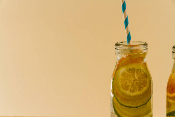 istock Healthy fizzy water drink, with copyspace. 926873302