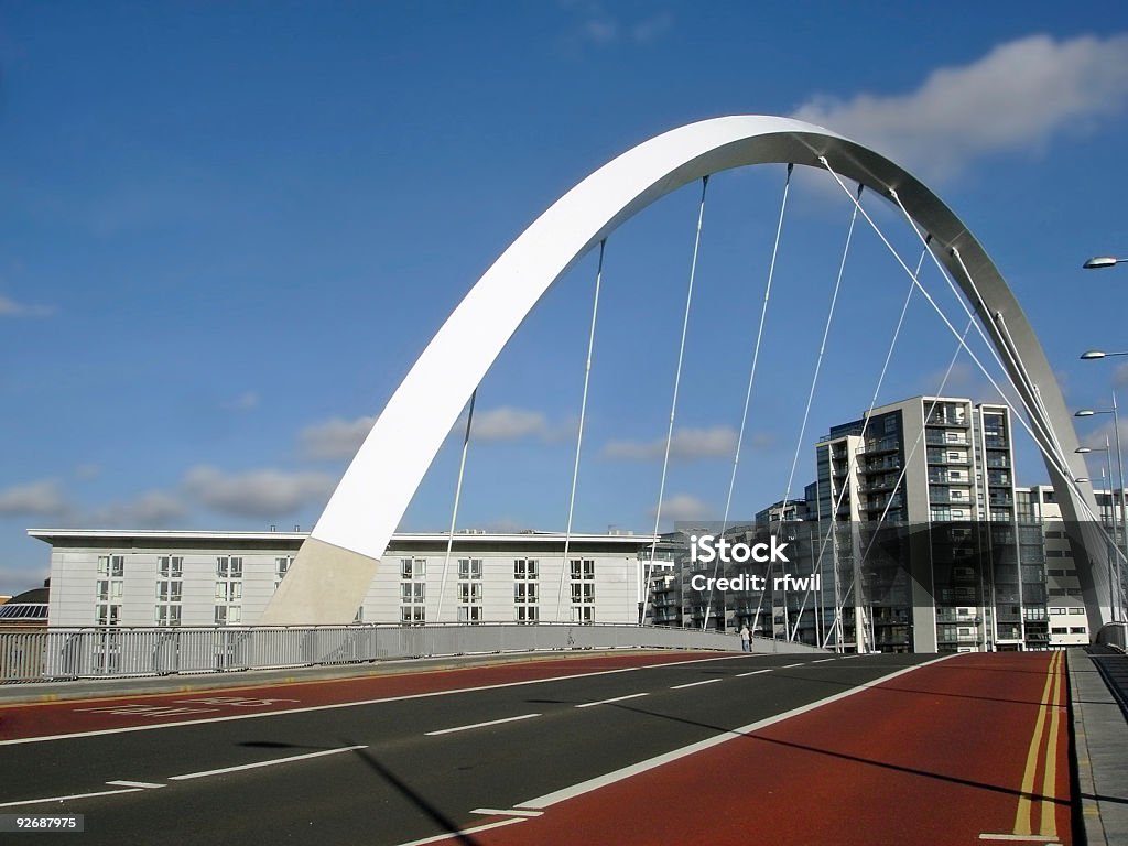 Glasgow-Squinty-Brücke - Lizenzfrei Architektur Stock-Foto