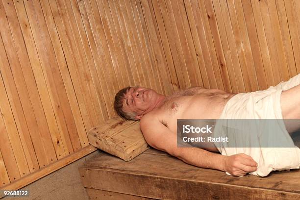 Finlandês Banho - Fotografias de stock e mais imagens de Homens Idosos - Homens Idosos, Nu, Sauna
