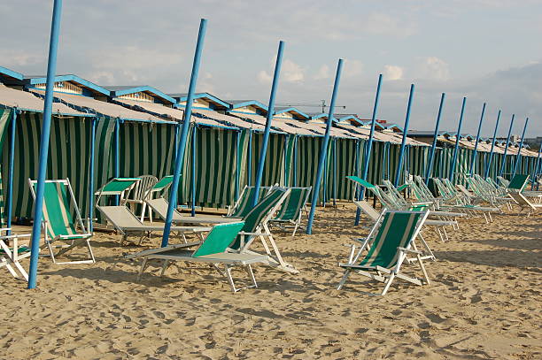 istock Green beach furniture 92688164