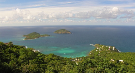 A to view of Saint Thomas Magens Bay and other Islands nearby