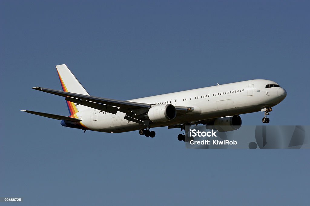 Боинг 767 - Стоковые фото Авиакосмическая промышленность роялти-фри