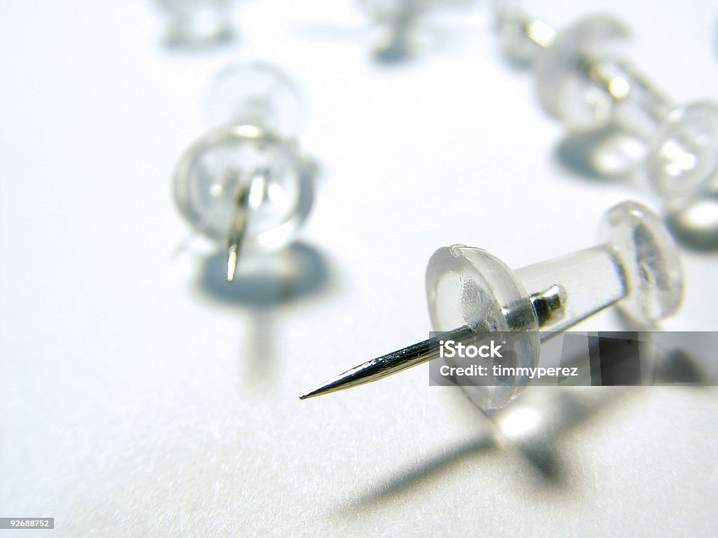 push pins  Color Image Stock Photo