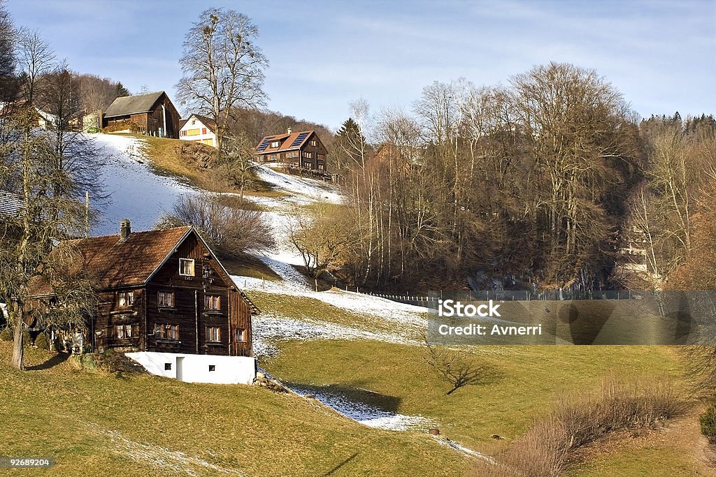 Szwajcarska kraju - Zbiór zdjęć royalty-free (Gstaad)