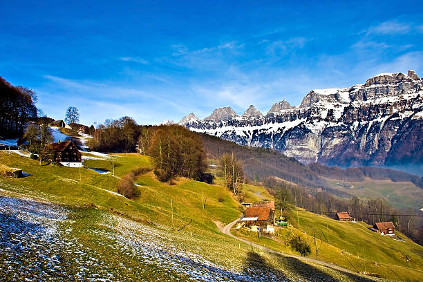 paesaggio svizzera - berne canton switzerland landscape travel foto e immagini stock