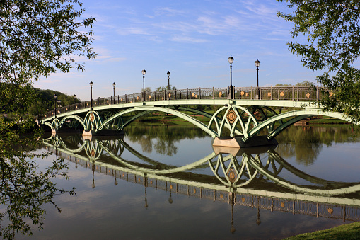 Modern pedestrain bridge