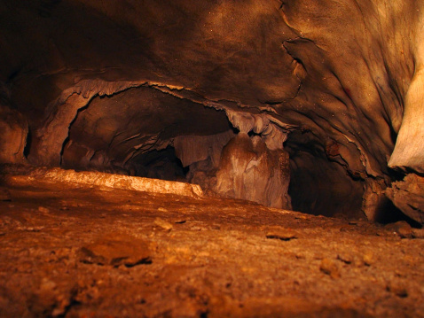large cavern in cave.