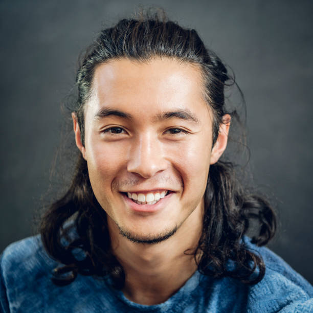 Asian Man Long Hair Stock Photos, Pictures & Royalty-Free Images - iStock