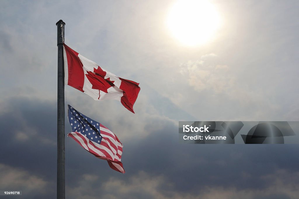 Relaciones con los Estados Unidos y Canadá - Foto de stock de EE.UU. libre de derechos