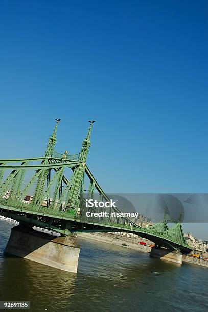 Photo libre de droit de Pont Liberty Bridge Budapest En Hongrie banque d'images et plus d'images libres de droit de Architecture - Architecture, Budapest, Capitales internationales