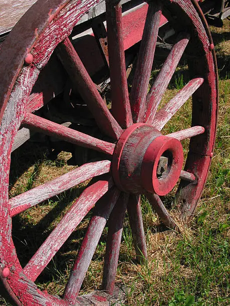 Photo of wagon wheel