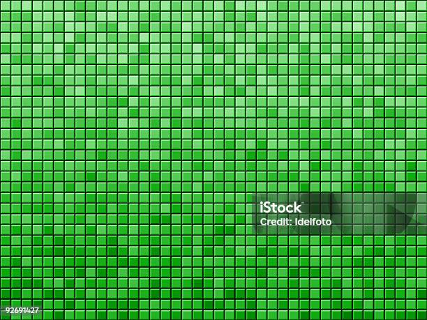 Verde Mosaico - Fotografias de stock e mais imagens de Abstrato - Abstrato, Acaso, Argamassa para juntas