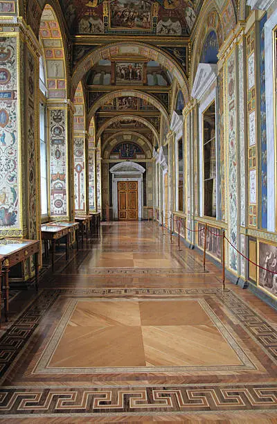 The Raphael Loggias, The State Hermitage, Saint Petersburg, Russia.