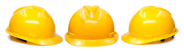 istock YELLOW HARD HAT SAFETY HELMET ON WHITE BACKGROUND 926930444
