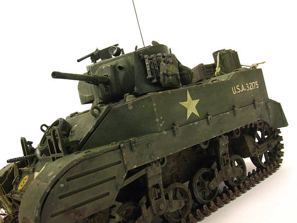 istock Model of an antique tank 92693448