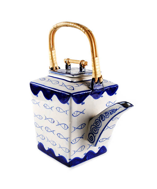 Purple clay teapot is a type of pottery used for storing tea.