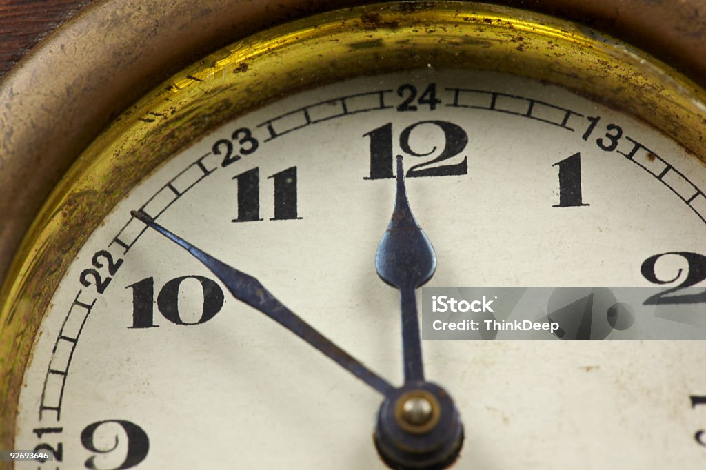 Horloge temps/old - Photo de Aiguille de montre libre de droits