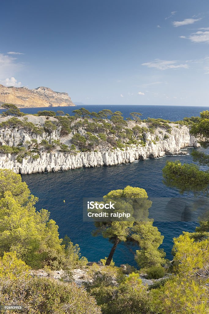 Calanques near Cassis  Aleppo Stock Photo