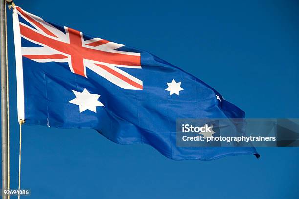 Bandiera Dellaustralia - Fotografie stock e altre immagini di A forma di stella - A forma di stella, Australia, Australia Day