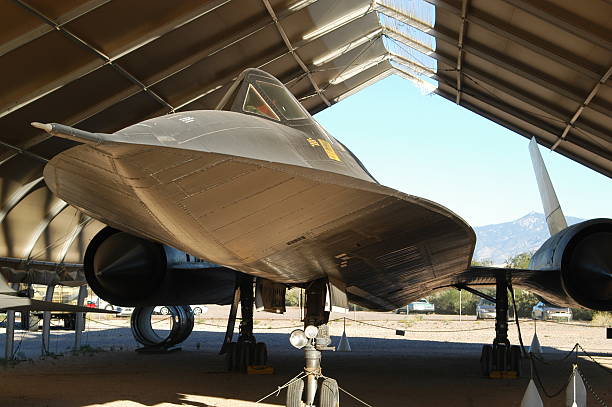 SR-71 Blackbird stock photo