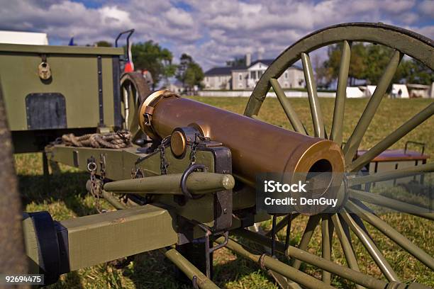 Foto de A Guerra Civil Mountain Howitzer Artillery Closeup e mais fotos de stock de História