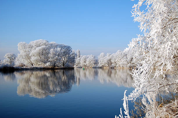 istock winter landscape of a river 92695021