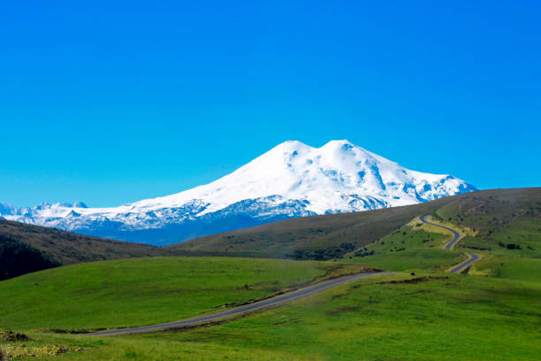 istock Elbrus mountain is highest peak of Europe 926952636
