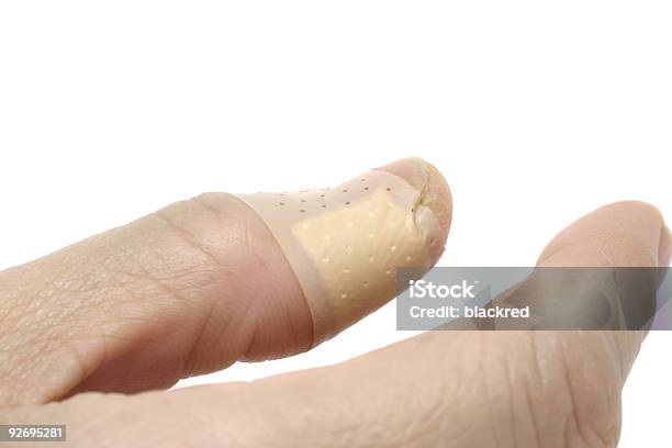 Autsch Stockfoto und mehr Bilder von Bandage - Bandage, Beschädigt, Daumen