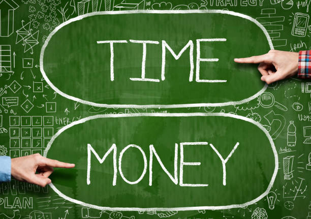 istock Time and MONEY / Green board concept (Click for more) 926956302