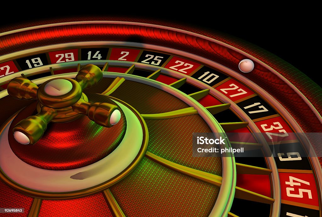 Casino, roulette (3D) Casino Stock Photo