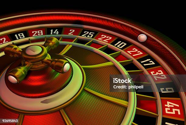 Casino Roulette Stock Photo - Download Image Now - Casino, Roulette Wheel, Three Dimensional