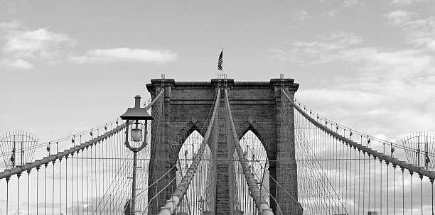 brooklyn bridge stock photo