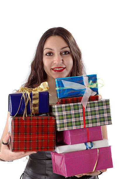 istock young women and packages 92696289
